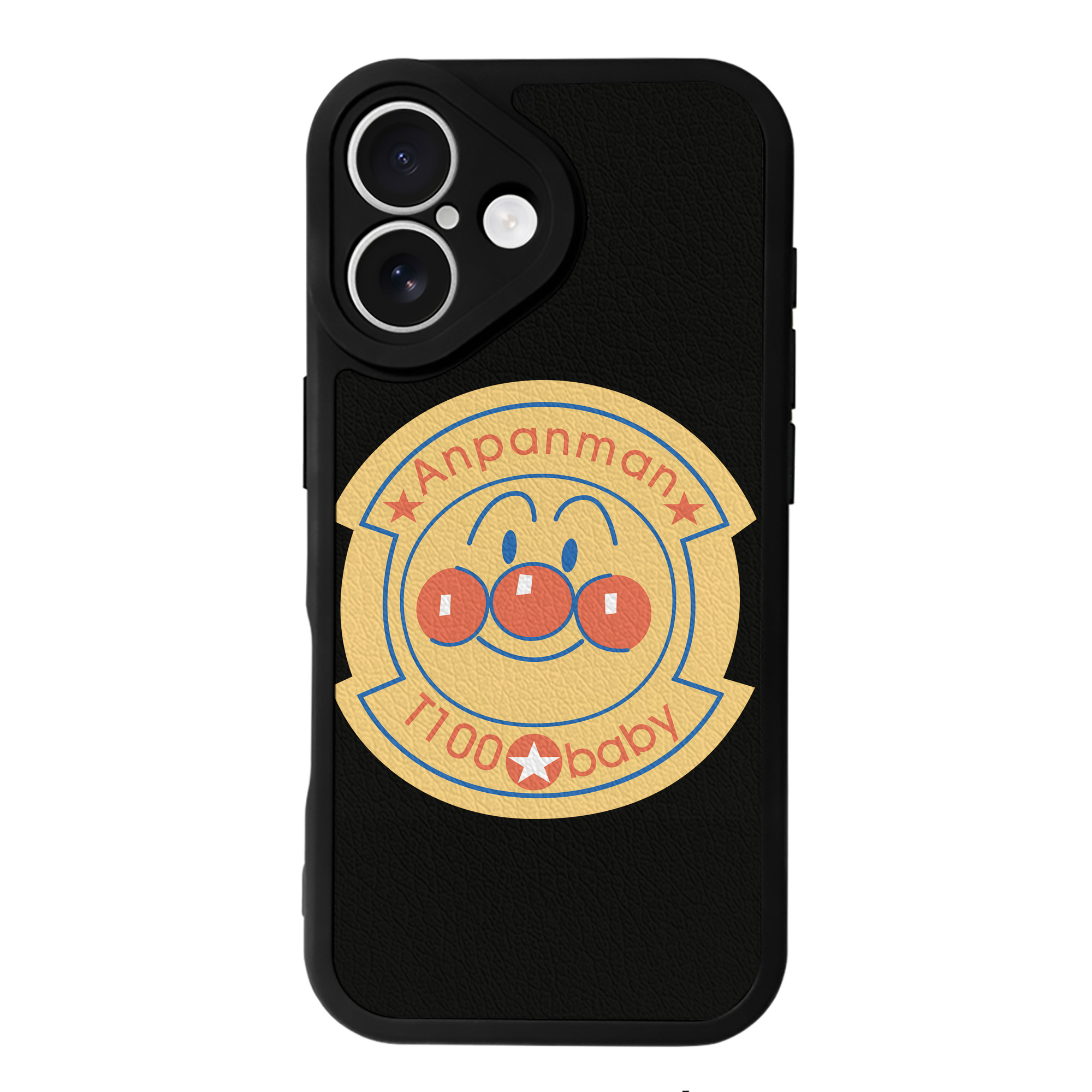 （画像用） アンパンマン Anpanman 【iPhone 16シリーズ対応】シリコンスマホケース（レザー調） 材質：シリコン